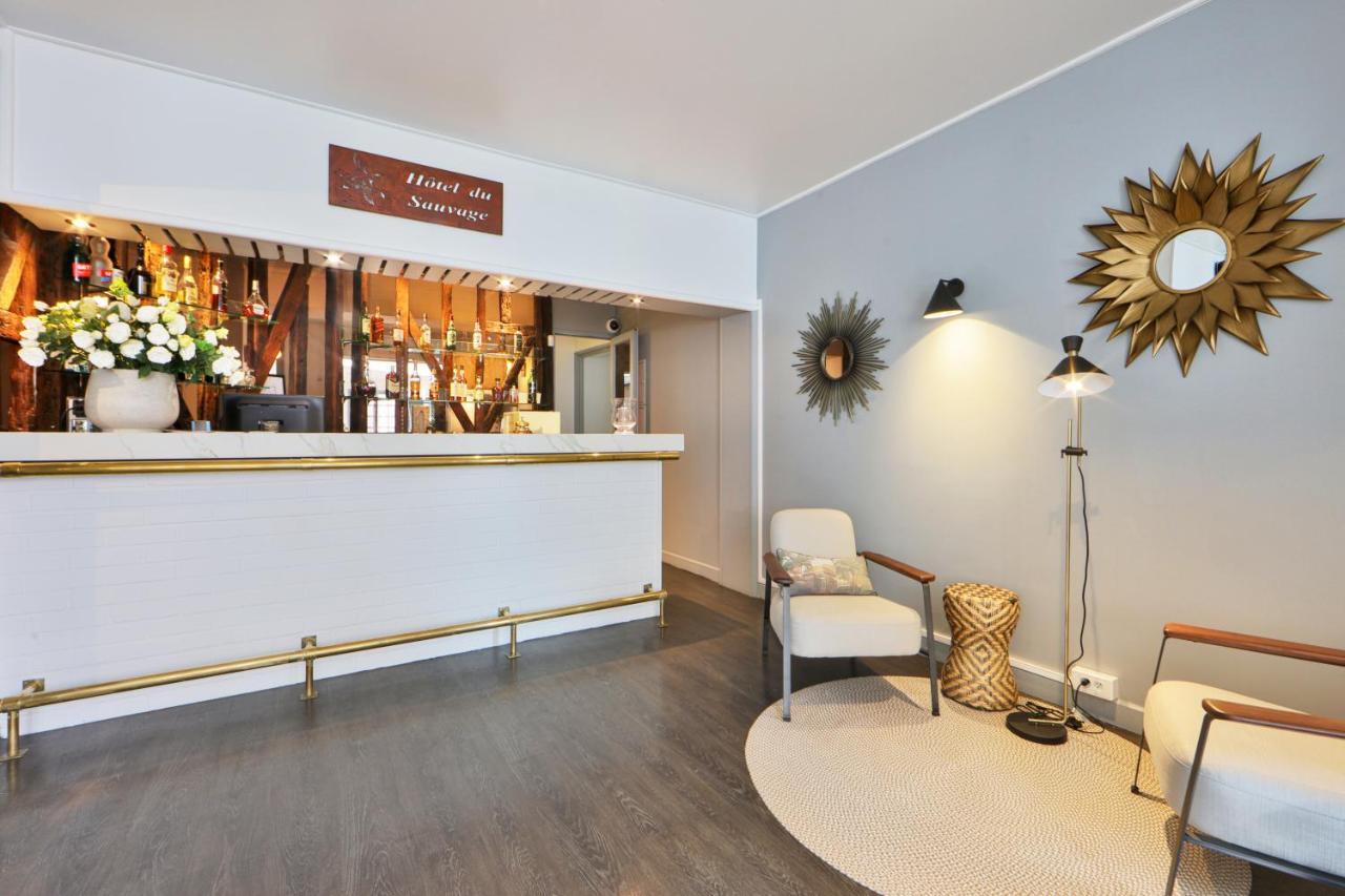 Logis Hotel & Restaurant Du Sauvage La Ferte-Gaucher Экстерьер фото